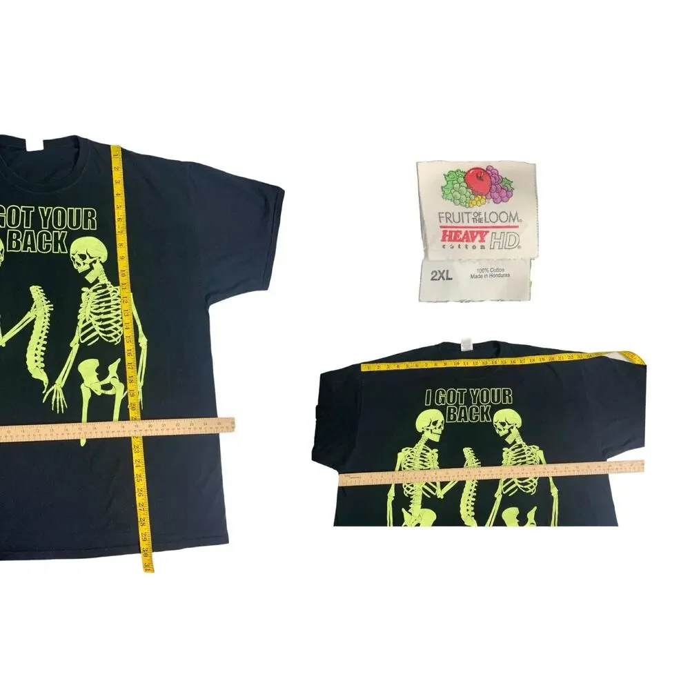 Halloween Bundle: Skeleton Shirt 2Xl, Vincent the Living Skull, Sugar Skull  Mug - Picture 3 of 12